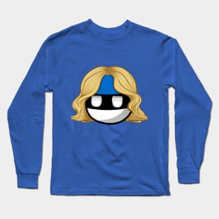 Kaja Kallas Estonian Polandball Long Sleeve T-Shirt